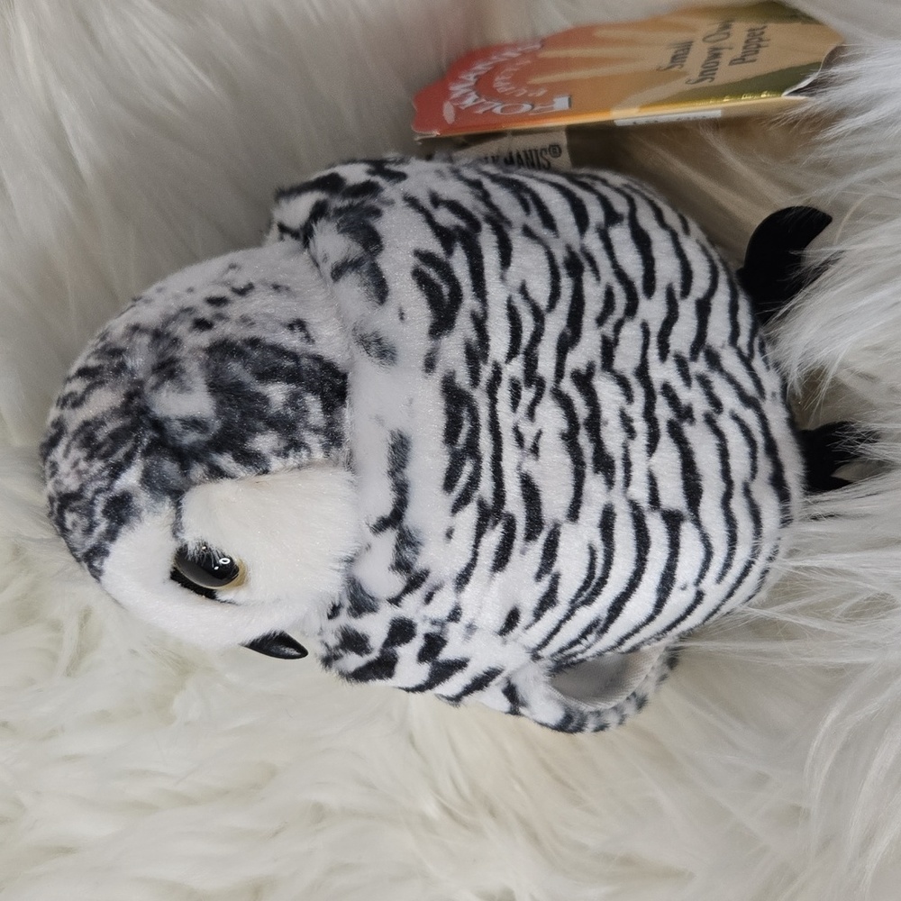Folkmanis Small Snowy Owl Puppet K - Picture 3 of 13